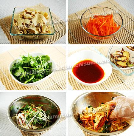 韩式凉拌干豆腐丝的做法(用一种调料汁搞定所有凉拌菜)